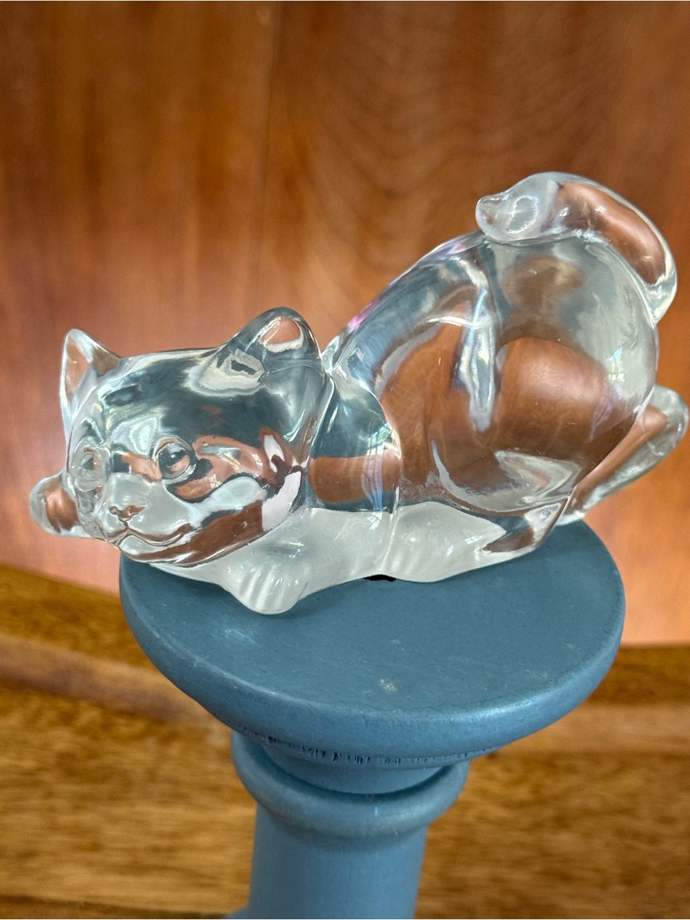 Vintage Fenton Glass Kitten figurine
